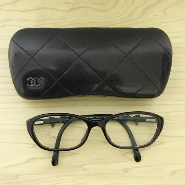 シャネル CHANEL 眼鏡 黒 ラメ | hartwellspremium.com