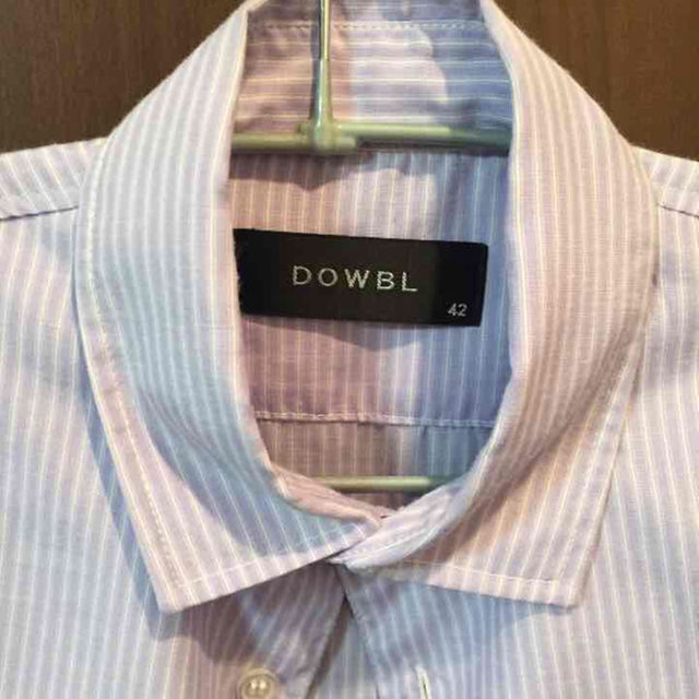 DOWBL(ダブル)の値下げ　DOWBL ストライプシャツ サイズ42 メンズのトップス(シャツ)の商品写真