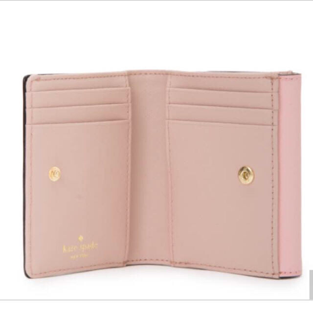 kate spade new york(ケイトスペードニューヨーク)のケイトスペード 二つ折り財布 ピンク レディースのファッション小物(財布)の商品写真