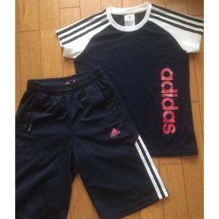 アディダス(adidas)のＴシャツ＆半パン セット(パンツ/スパッツ)