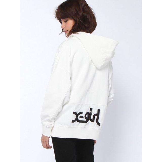 X-girl(エックスガール)のSPORTY SWEAT ZIP HOODIE X-girl レディースのトップス(パーカー)の商品写真