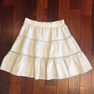 ジルスチュアート(JILLSTUART)のJILL♡春夏物ベージュギャザースカート(ミニスカート)