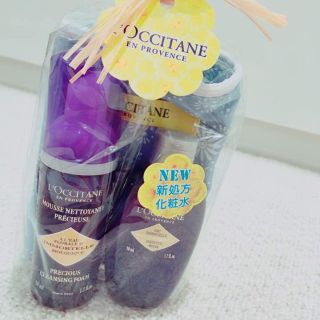 ロクシタン(L'OCCITANE)のロクシタン ギフトセット クレンジング イモーテル 洗顔料 化粧水 ポーチ(サンプル/トライアルキット)