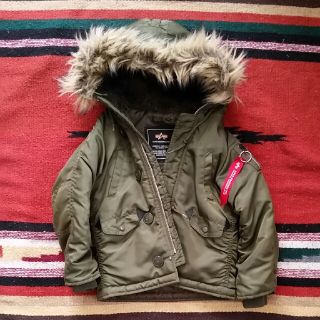 アルファインダストリーズ(ALPHA INDUSTRIES)の値下♪キッズ　アルファ　コート　ダウン　n3b(コート)