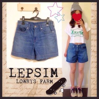 レプシィムローリーズファーム(LEPSIM LOWRYS FARM)のLEPSIM/デニムショートパンツ☆(ショートパンツ)