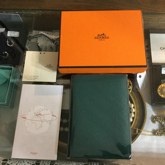 HERMES  アジェンダ  グリーン×ブルー