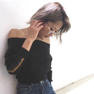 ジェイダ(GYDA)のGYDA カラーラインショーニットTOPS(ニット/セーター)