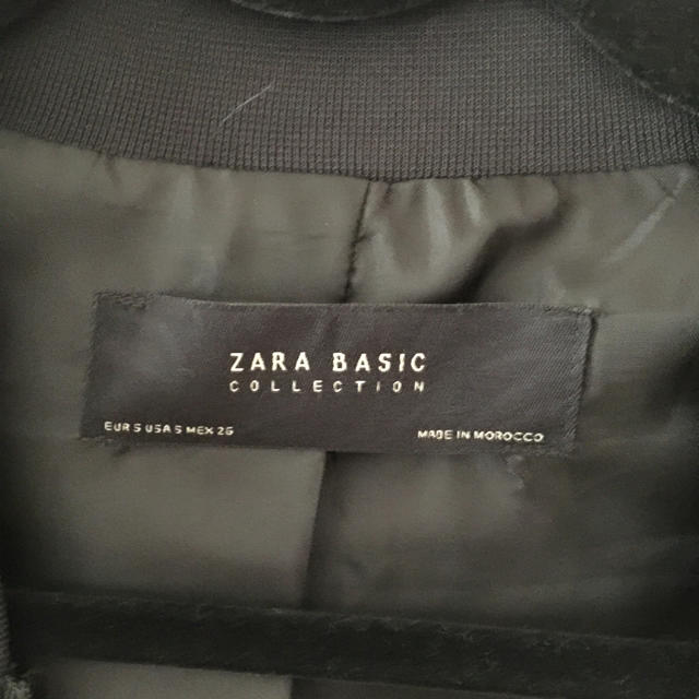 ZARA(ザラ)のZARA ブルゾン ジャケット 黒 Mサイズ レディースのジャケット/アウター(ブルゾン)の商品写真
