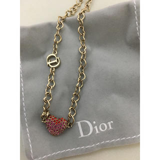 ディオール(Christian Dior) ネックレス（レッド/赤色系）の通販 19点 