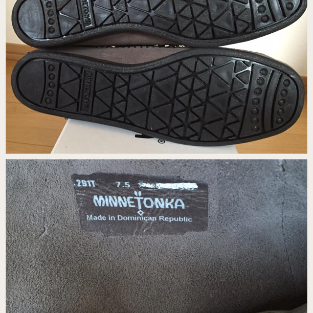 Minnetonka(ミネトンカ)の【MINNETONKA】美品  ショートブーツ  （グレー） レディースの靴/シューズ(ブーツ)の商品写真