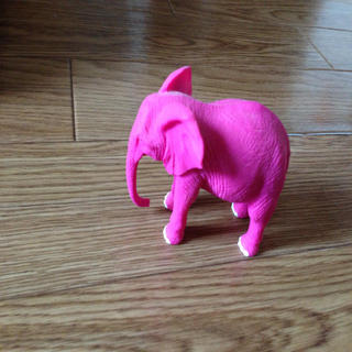 フランフラン(Francfranc)のピンクのゾウ、キャンドル、ゾウ、カバ♡(ぬいぐるみ)