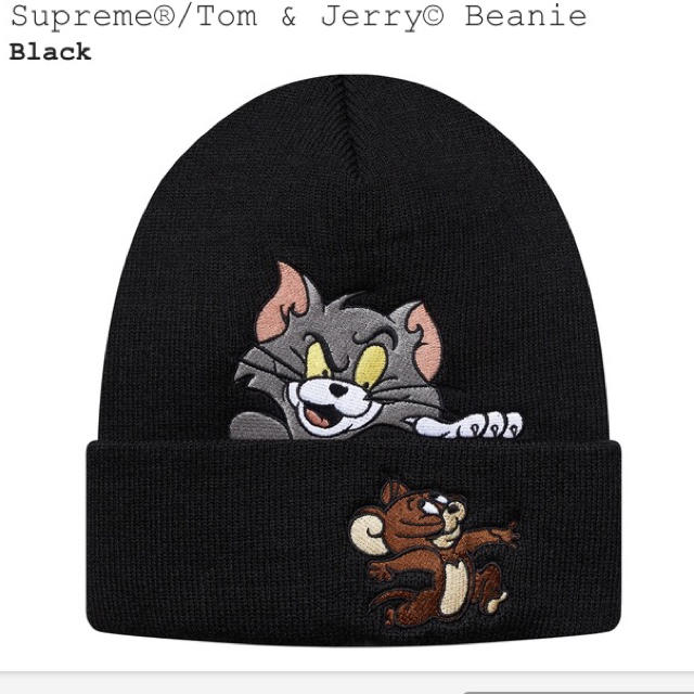 Supreme(シュプリーム)の専用【送料無料】Supreme Tom & Jerry Beanie メンズの帽子(ニット帽/ビーニー)の商品写真