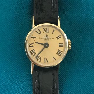 ボームエメルシエ(BAUME&MERCIER)の(Ranun様専用)Baume&Mercierボンメル 14K ローマ数字(腕時計)