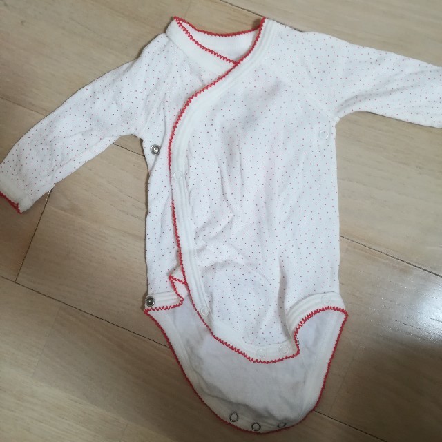 PETIT BATEAU(プチバトー)のプチバトー ロンパース 肌着 1m  キッズ/ベビー/マタニティのベビー服(~85cm)(肌着/下着)の商品写真