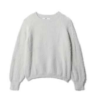 グレイル(GRL)の新品  GRL グレイル シャギーニット トップス グレー(ニット/セーター)