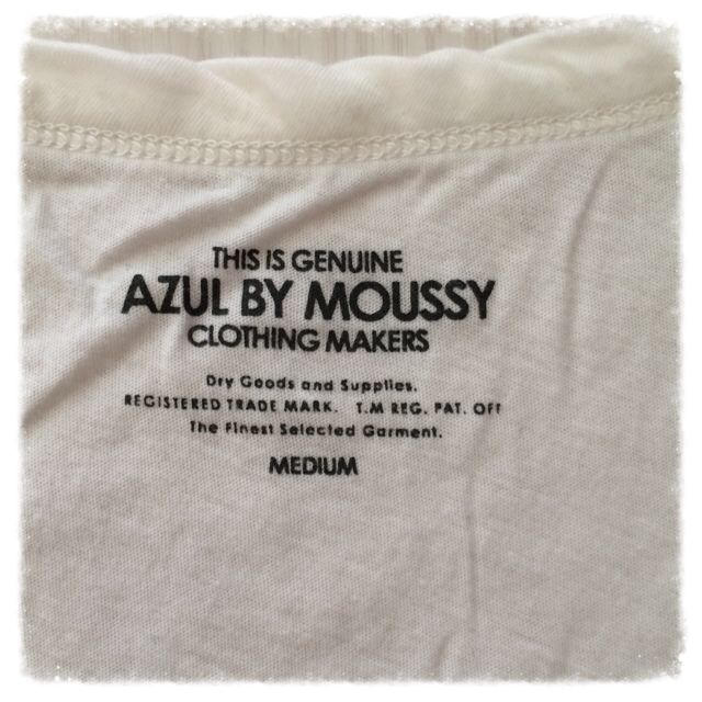 AZUL by moussy(アズールバイマウジー)のAZUL BY MOUSSY◡̈♥︎t レディースのトップス(Tシャツ(半袖/袖なし))の商品写真