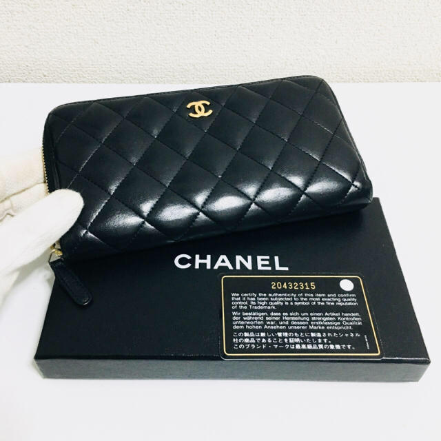 CHANEL(シャネル)の820❤️超極美品❤️最新❤️シャネル❤️ジップ 長財布❤️正規品鑑定済み❤️ レディースのファッション小物(財布)の商品写真