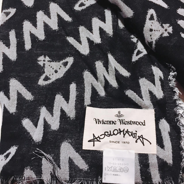 Vivienne Westwood(ヴィヴィアンウエストウッド)の【大幅値下げ！】Vivienne Westwood 大判ストール マフラー レディースのファッション小物(マフラー/ショール)の商品写真