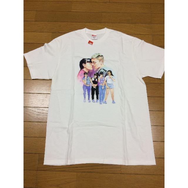 Supreme(シュプリーム)の送料無料★Supreme 17AW Kiss TEE 白 M メンズのトップス(Tシャツ/カットソー(半袖/袖なし))の商品写真