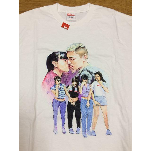 Supreme(シュプリーム)の送料無料★Supreme 17AW Kiss TEE 白 M メンズのトップス(Tシャツ/カットソー(半袖/袖なし))の商品写真