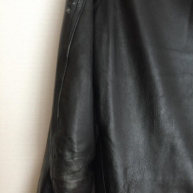 EDIFICE - EDIFICE レザージャケット ブラックの通販 by ゆう's shop