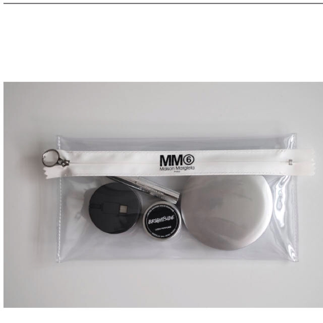 MM6(エムエムシックス)のMM⑥ クリアポーチ レディースのファッション小物(ポーチ)の商品写真