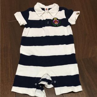 アベイシングエイプ(A BATHING APE)のBAPE KIDS  ロンパース80(ロンパース)