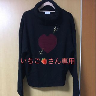 メリージェニー(merry jenny)のいちご🍓さん専用 ハートキューピッドニット merryjenny(ニット/セーター)