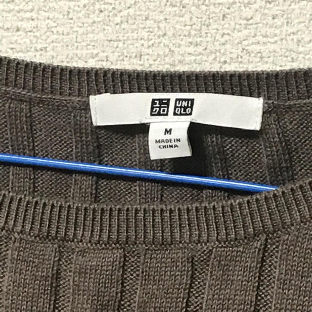 UNIQLO(ユニクロ)のUNIQLO コットンカシミヤリブニット レディースのトップス(ニット/セーター)の商品写真