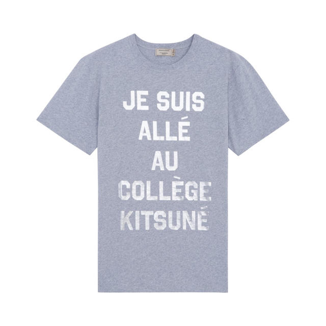 MAISON KITSUNE'(メゾンキツネ)のS【新品】メゾンキツネ メンズ半袖Tシャツ グレー メンズのトップス(Tシャツ/カットソー(半袖/袖なし))の商品写真