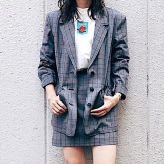 マウジー(moussy)のmoussy  ジャケット＋スカート セットアップ 今季 新作 完売 今期(セット/コーデ)