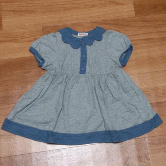 Branshes(ブランシェス)の未使用！ワンピ キッズ/ベビー/マタニティのキッズ服女の子用(90cm~)(その他)の商品写真