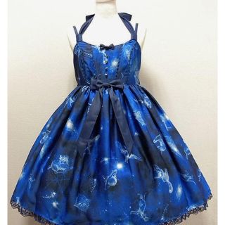 アンジェリックプリティー(Angelic Pretty)の【らい様専用✨】星座柄が素敵な☆彡Dreamy Planetarium JSK(ひざ丈ワンピース)