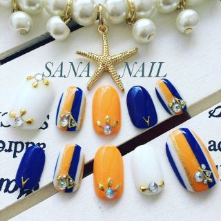 現品♡No.83ストライプネイル＋現品♡No.84キラキラボルドーネイル