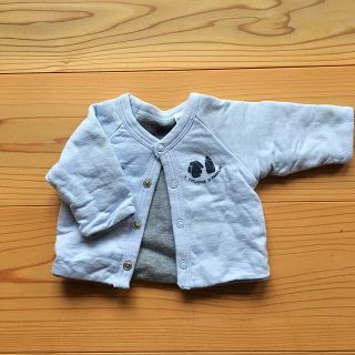 プチバトー(PETIT BATEAU)のPETIT  BATEAU  カーディガン  50cm(カーディガン/ボレロ)