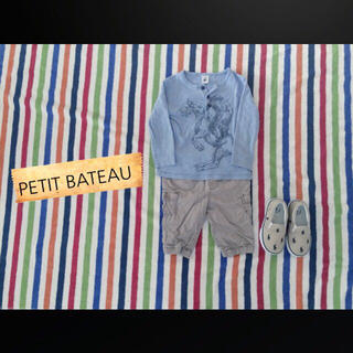 プチバトー(PETIT BATEAU)のプチバトー*ロングTシャツ95cm(その他)