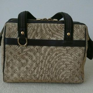 ルイヴィトン(LOUIS VUITTON)の中古品 ルイヴィトン バッグ ジョセフィーヌ カーキ色(ハンドバッグ)