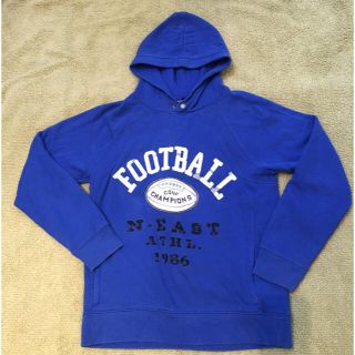 ギャップキッズ(GAP Kids)のGAPキッズ 🏉 青パーカー (あったか裏起毛)(Tシャツ/カットソー)