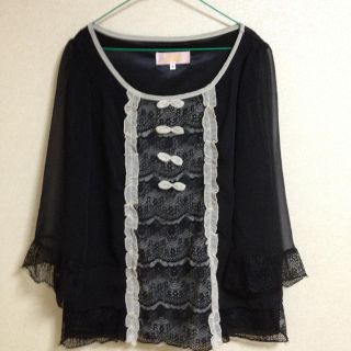 ミニマム(MINIMUM)の美品 シフォントップス(シャツ/ブラウス(長袖/七分))