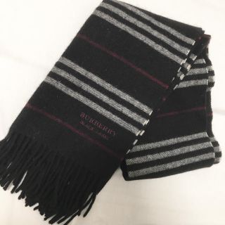 バーバリーブラックレーベル(BURBERRY BLACK LABEL)のBURBERRY BLACK LABEL カシミアマフラー(マフラー)