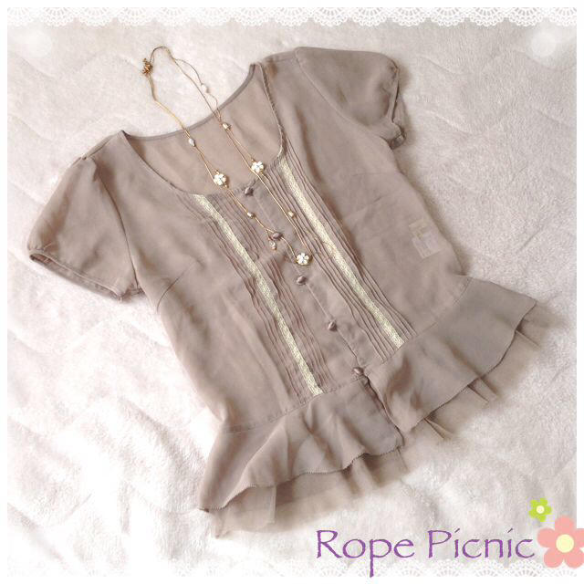 Rope' Picnic(ロペピクニック)のRope Picnic ブラウス レディースのトップス(シャツ/ブラウス(半袖/袖なし))の商品写真