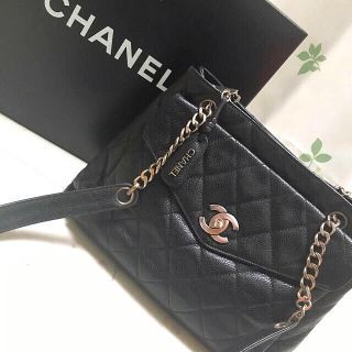 シャネル(CHANEL)の【希少】シャネル キャビアスキン ハンドバッグ ショルダーバッグ(ショルダーバッグ)