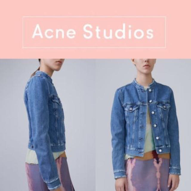 Acne Studios☆ノーカラー デニムジャケット☆送料込☆最終出品！！-