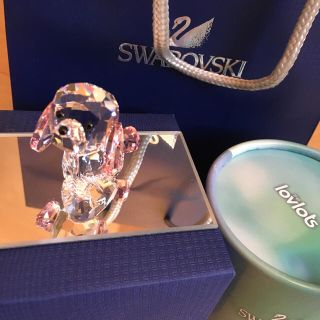 スワロフスキー(SWAROVSKI)のSWAROVSKI プードル置物(置物)