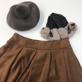 アーバンリサーチ(URBAN RESEARCH)の⭐︎美品⭐︎フェイクスエード キュロット アーバンリサーチ(キュロット)