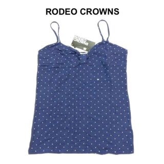 ロデオクラウンズ(RODEO CROWNS)のロデオ！新品タグ付！クラウンドットタンク(タンクトップ)