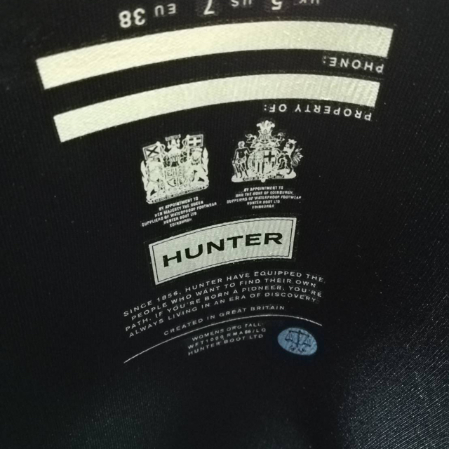 HUNTER(ハンター)のみーさまネイビーUK5  専用 レディースの靴/シューズ(レインブーツ/長靴)の商品写真