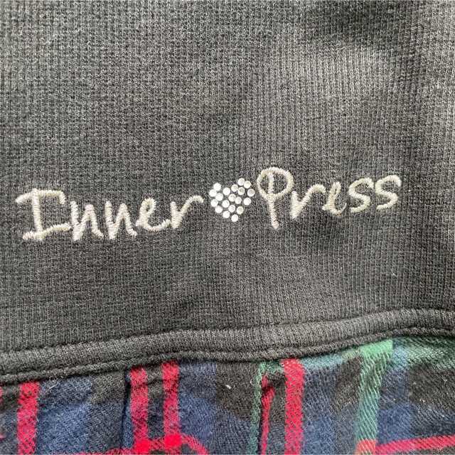 INNER PRESS(インナープレス)のInner Press ☆ ガーリー系チェック柄ミニスカート　ウエストゴム160 キッズ/ベビー/マタニティのキッズ服女の子用(90cm~)(スカート)の商品写真