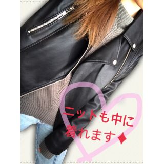 アズールバイマウジー(AZUL by moussy)の早い者勝ち♦︎合皮Wライダースジャケット＊AZUL by moussy(ライダースジャケット)