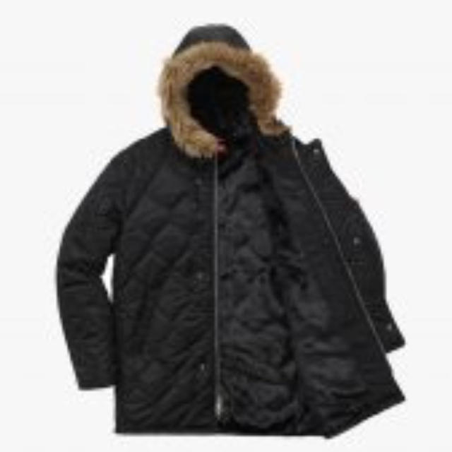 サイズは Supreme QUILTED FLIGHT SATIN PARKAの通販 by kuuuuuu